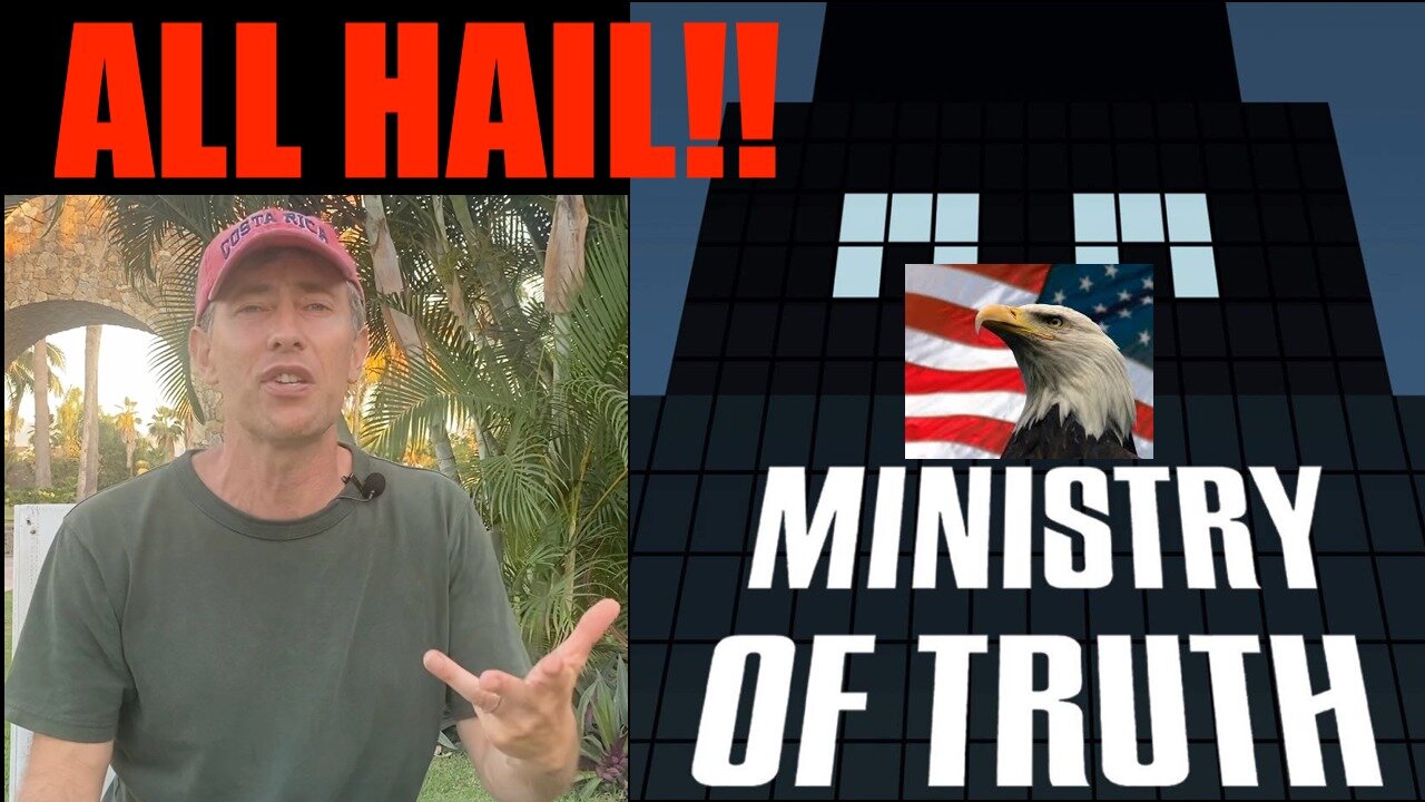 ALL HAIL The American Ministry of Truth -- We Look Forward to Silencing YOU