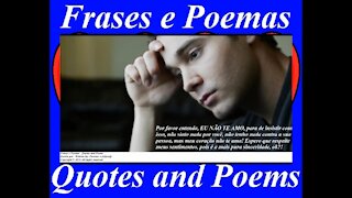 Por favor entenda, EU NÃO TE AMO, não sinto nada por você! [Frases e Poemas]