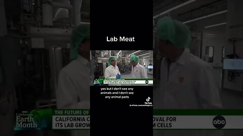 “LAB MEAT” yes cultivated in a LAB