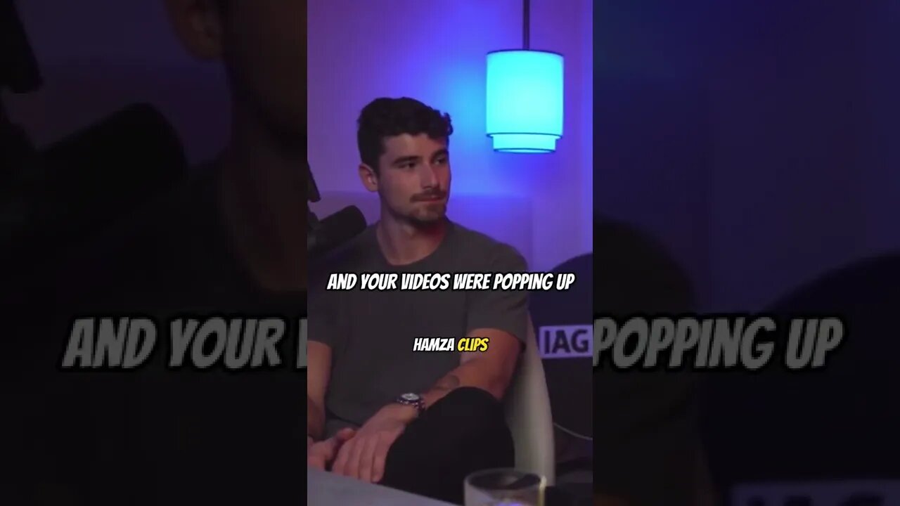 Hamza on Iman Gadzhi 😂