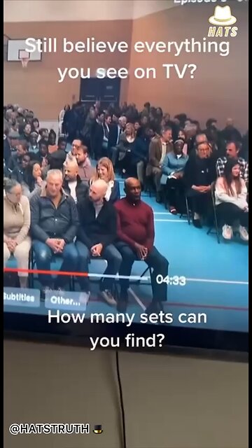 Never believe anything you see on TV.