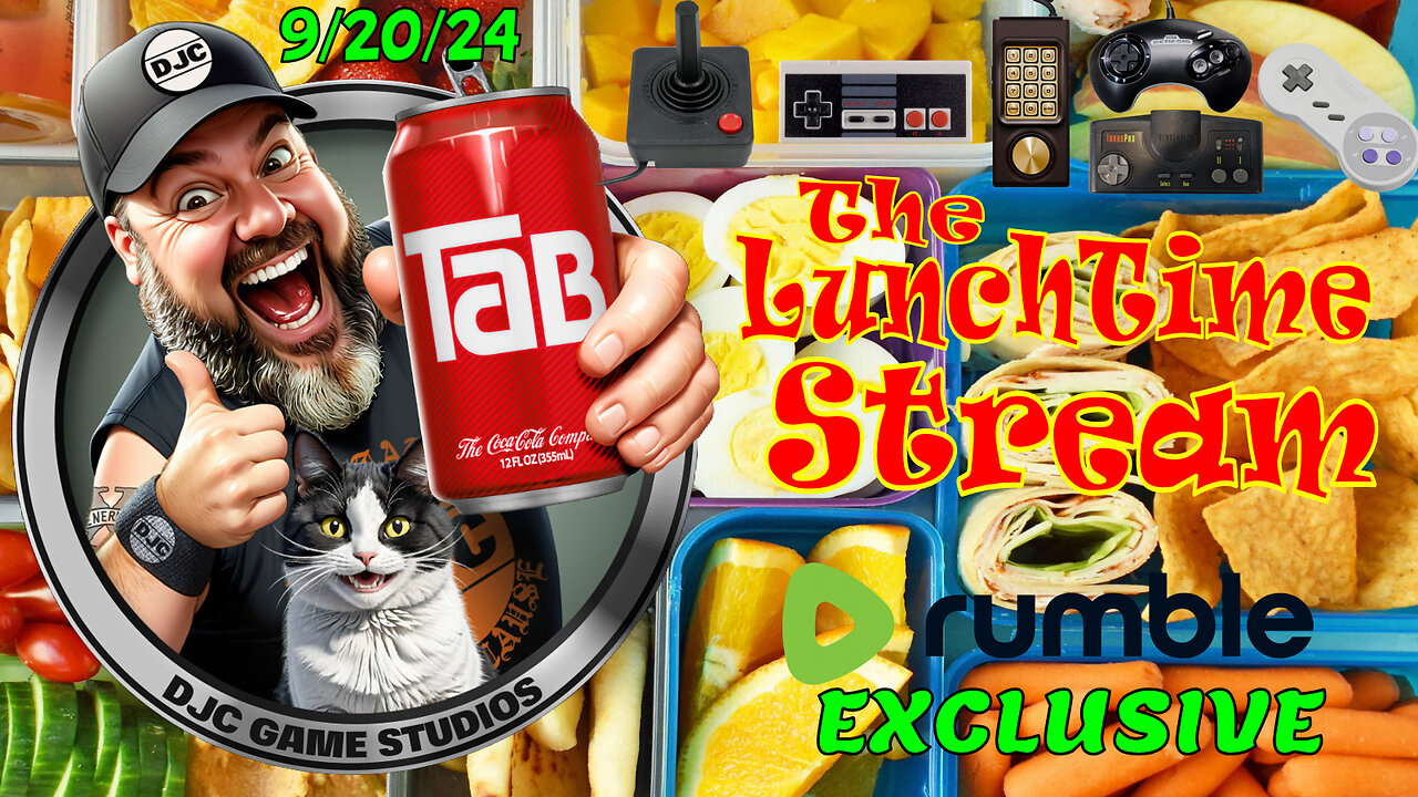 The LUnChTiMe StReAm - Live Retro Gaming with DJC - Rumble Exclusive