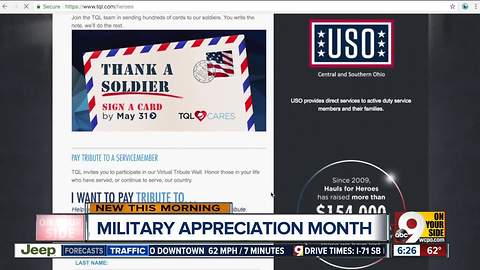 Local company collecting thank-you cards for soldiers