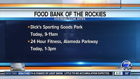 Food Bank of the Rockies distribution events