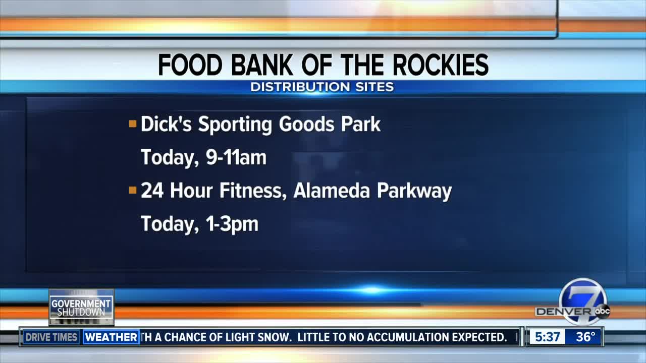 Food Bank of the Rockies distribution events