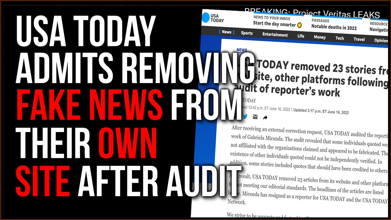 USA Today ADMITS Fabricating At Least TWENTY-THREE Articles, Timcast Crew ROASTS Fake News