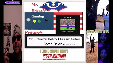 Mr. Erbac's Retro Classic Video Game Review - Tecmo Super Bowl (Super Nintendo)