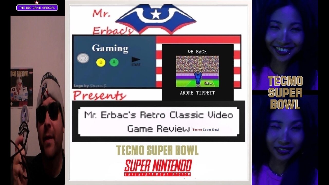 Mr. Erbac's Retro Classic Video Game Review - Tecmo Super Bowl (Super Nintendo)
