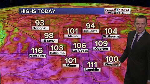 13 First Alert Las Vegas weather updated July 17 morning