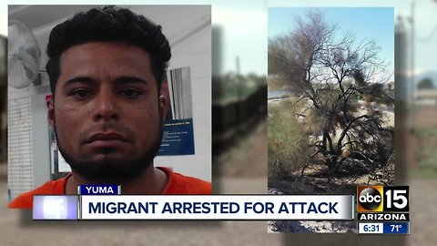 Mugshot released of man who threw rocks at border patrol agents