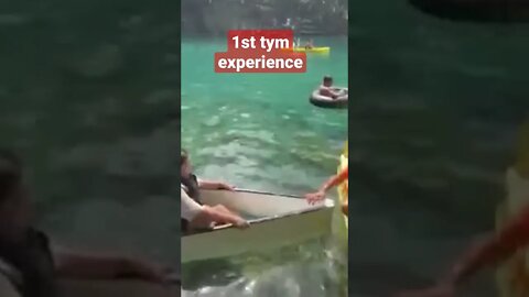 Scary..sailing small boat