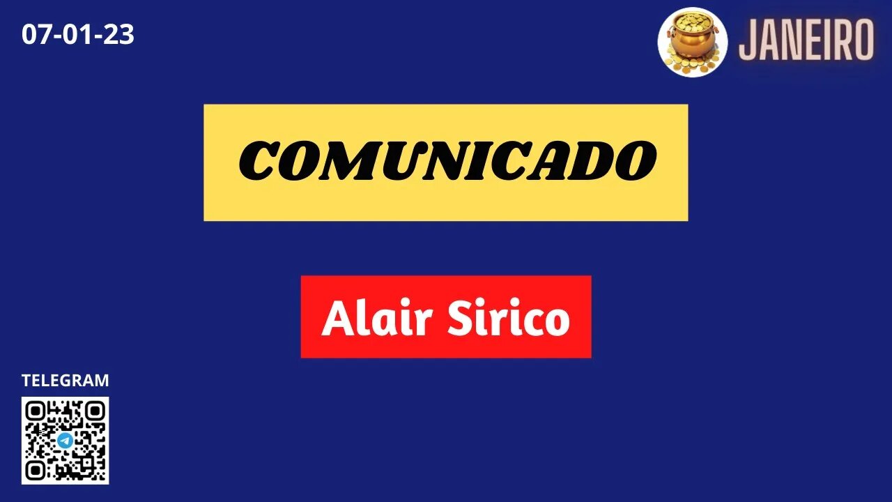 COMUNICADO Alair Sirico