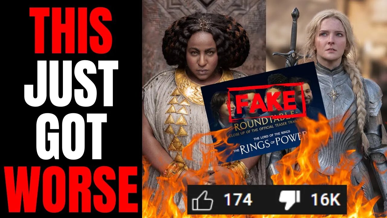 Amazon Lord Of The Rings Fake Superfans Are WORSE Than We Thought | Scripted Answers, No Knowledge!