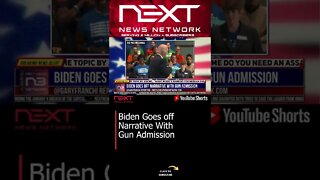 Biden Goes off Narrative With Gun Admission #shorts