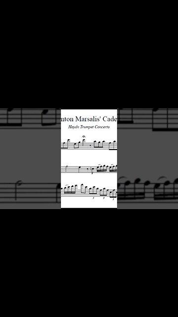 Haydn Trumpet Concerto 1st Mov - Cadenza 04 by Wynton Marsalis