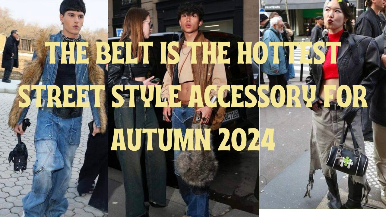 The Belt is the Hottest Street Style Accessory for Autumn 2024, Trends 24-25, #shorts #BeltTrend