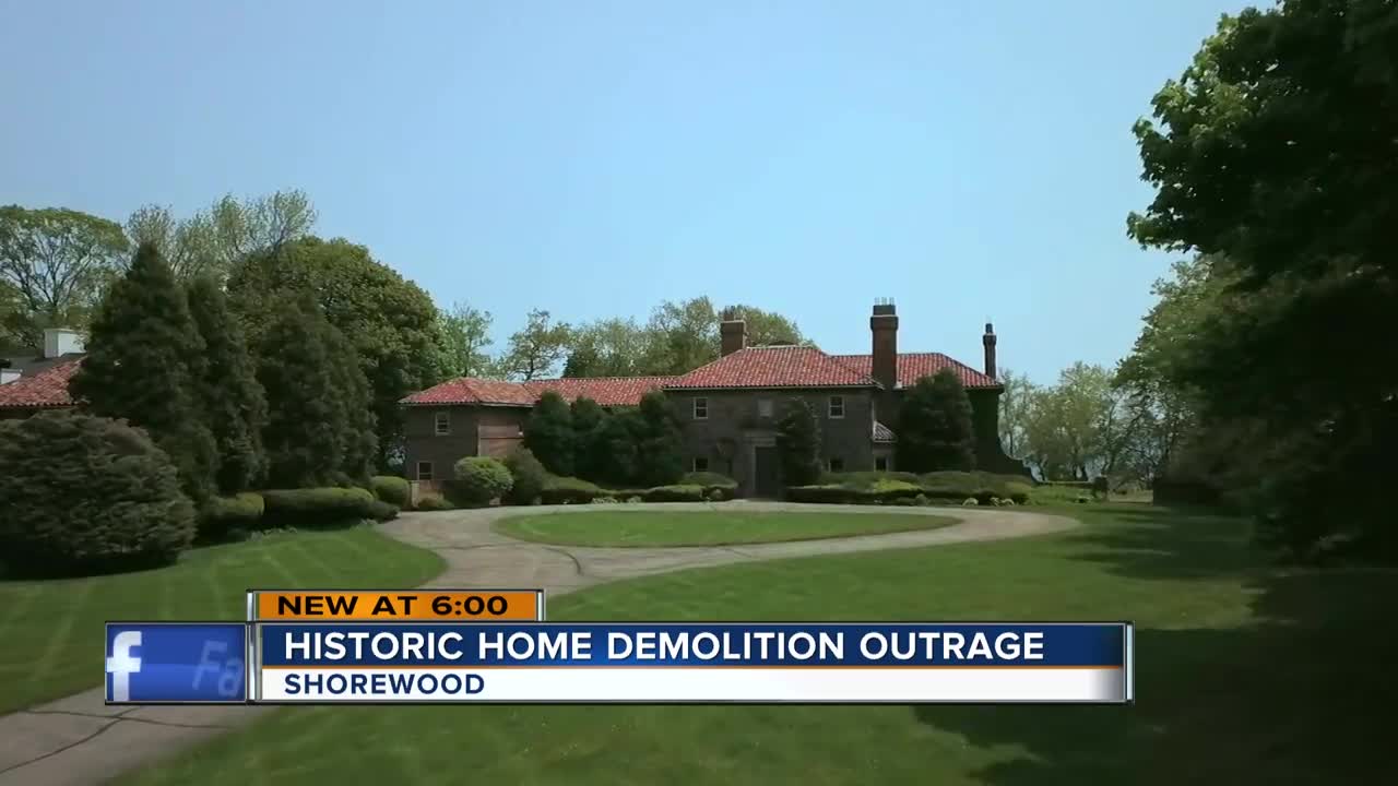 Outrage grows over Milwaukee Co. Executive Chris Abele's plan to demolish historic Shorewood mansion