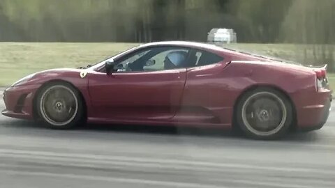 Ferrari 430 Scuderia and F430 TROLLS EVERYTHING! BMW M, Porsche GT2, SLS AMG and MORE [50 fps]