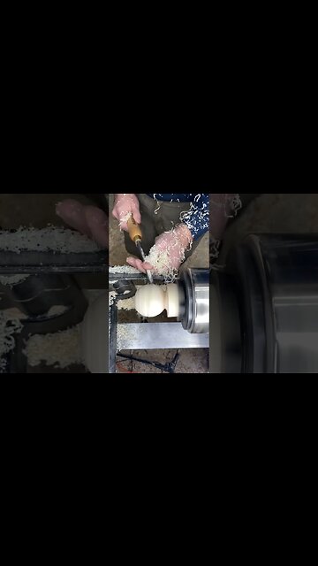 Woodturning a sphere