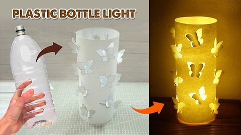 💡 Best of Plastic Bottles Craft Ideas | Easy Lamp with plastic bottle | Recycling plastic bottles