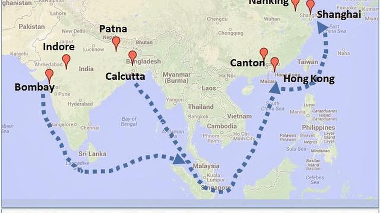 THE JEWISH ROTTING OF CHINA - THE SASSOONS, THE BEIC, OPIUM & THE CORRUPT TAKEOVER OF CHINA