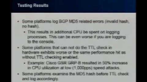 BGP MD5 Good, Bad, Ugly