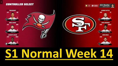 Madden 23 Buccaneers Vs 49ers All Pro Team Normal Speed S1 W14