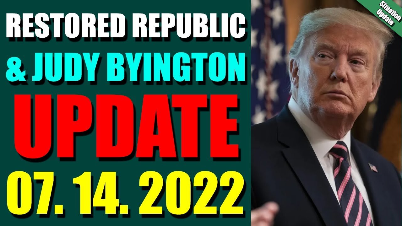 BIG SITUATION OF TODAY VIA RESTORED REPUBLIC & JUDY BYINGTON UPDATE