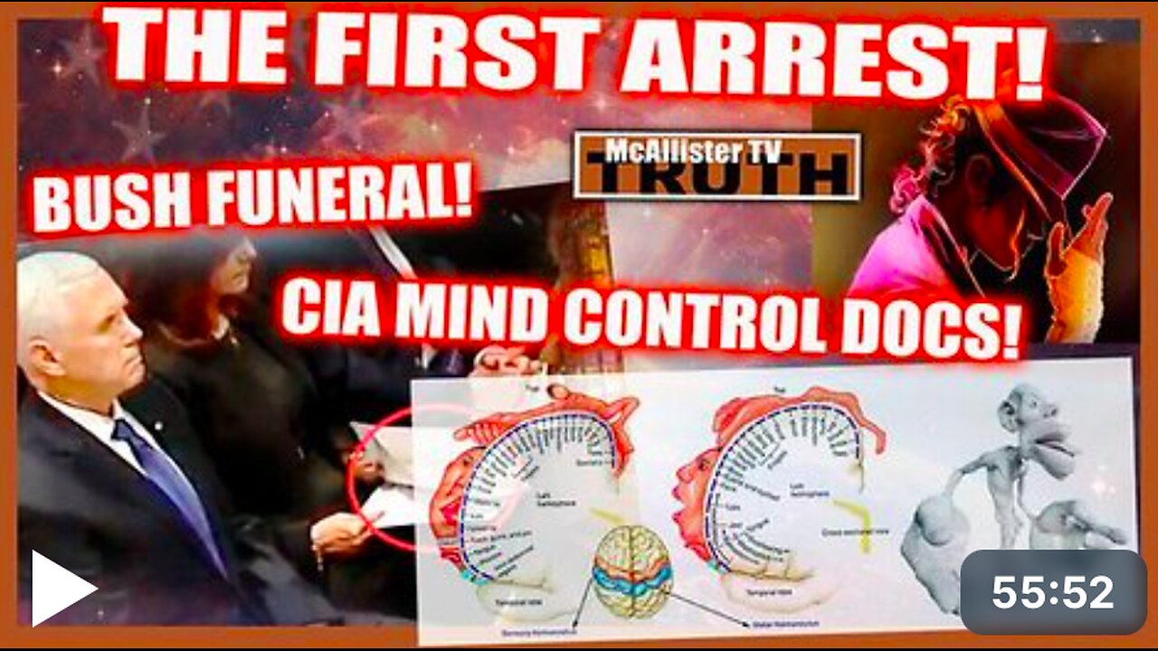 FLASHBACK 2023 - FIRST ARREST! BUSH FUNERAL! CIA GATEWAY DOC! HOMUNCULUS! FREEMASON HANDS!!