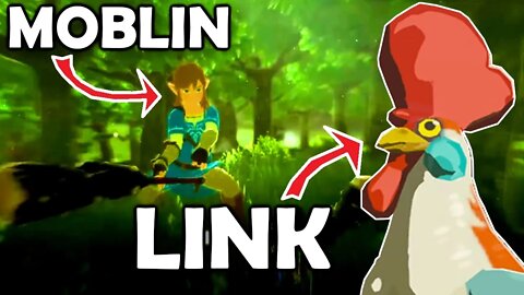 So we modded BotW and now Link is a Chicken