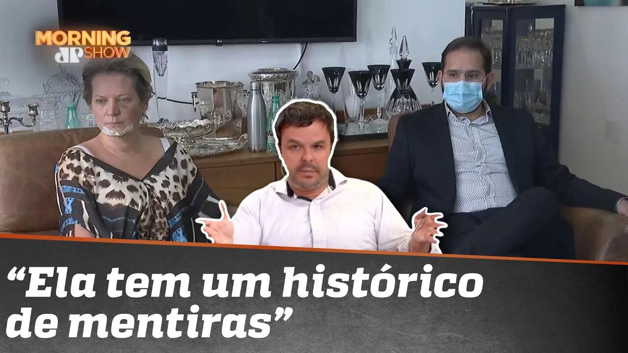 Joice ameaça processar quem acusar marido de agressão