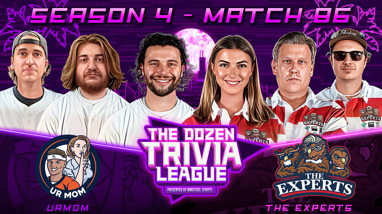 Fran, Brandon, PFT & The Experts vs. urMom | Match 86, Season 4 - The Dozen Trivia League