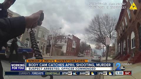 Baltimore Police body camera catches April murder in progress