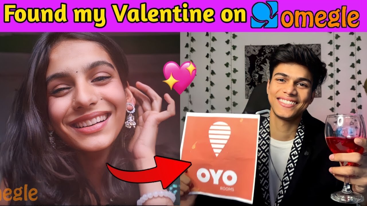 Proposing My Valentine On Omegle To Real Life🥰