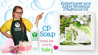 Soap Testing Elderflower and Apple Blossoms Fragrance Oil- Natures Garden