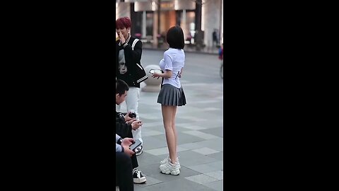 beautiful girl chinese street fashion style #chinesefashion #mejoresstreetfashion #shorts