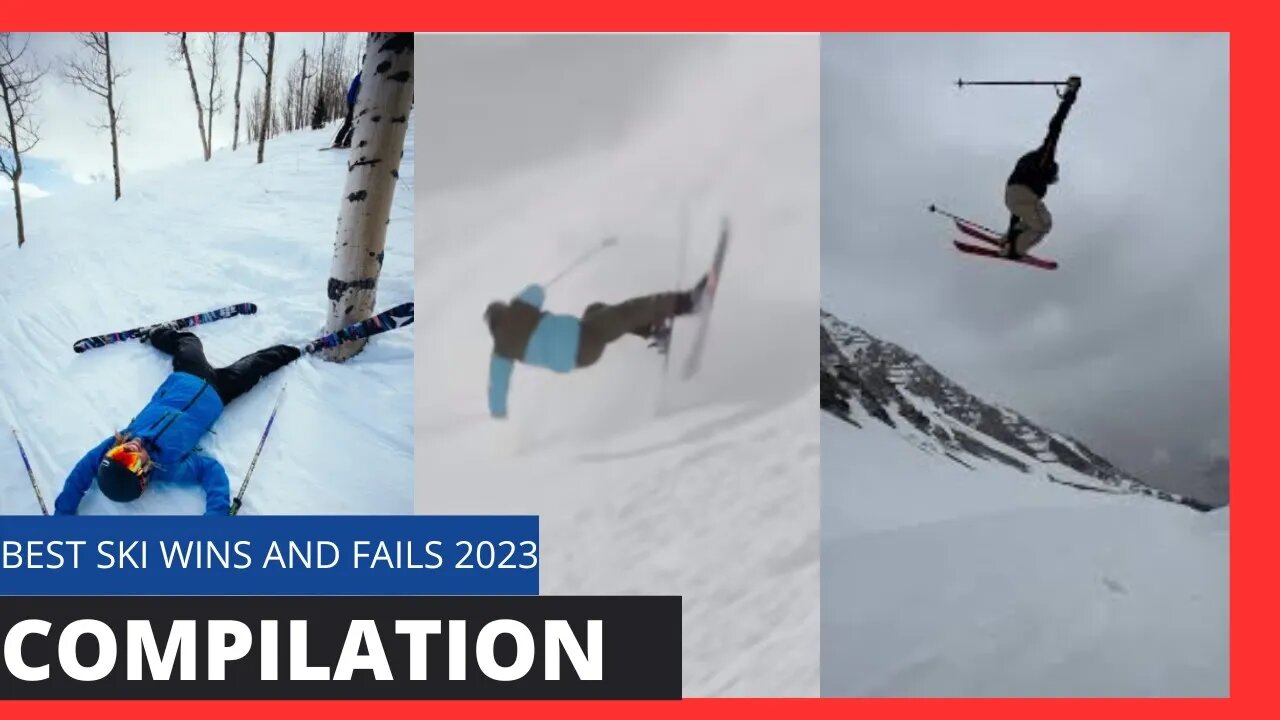 BEST SKI FAILS AND WINS 2023 - worst crashes of the year
