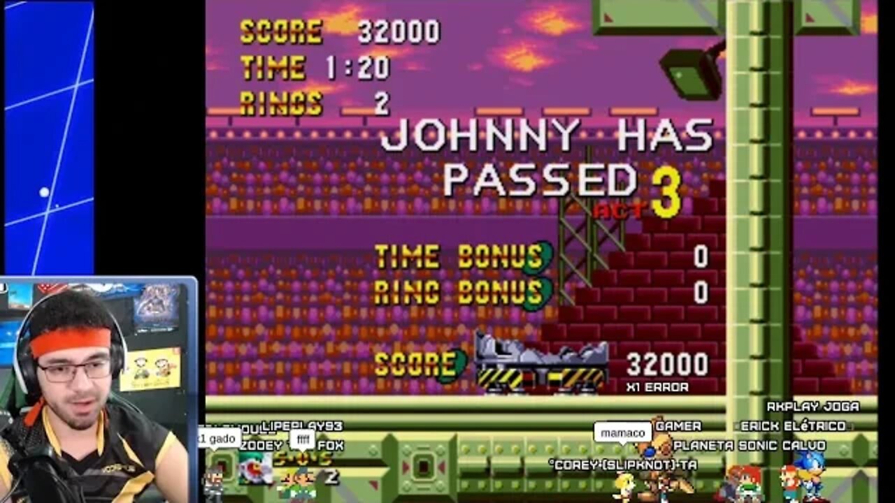 Rk Play passando Mal no jogo do SONIC