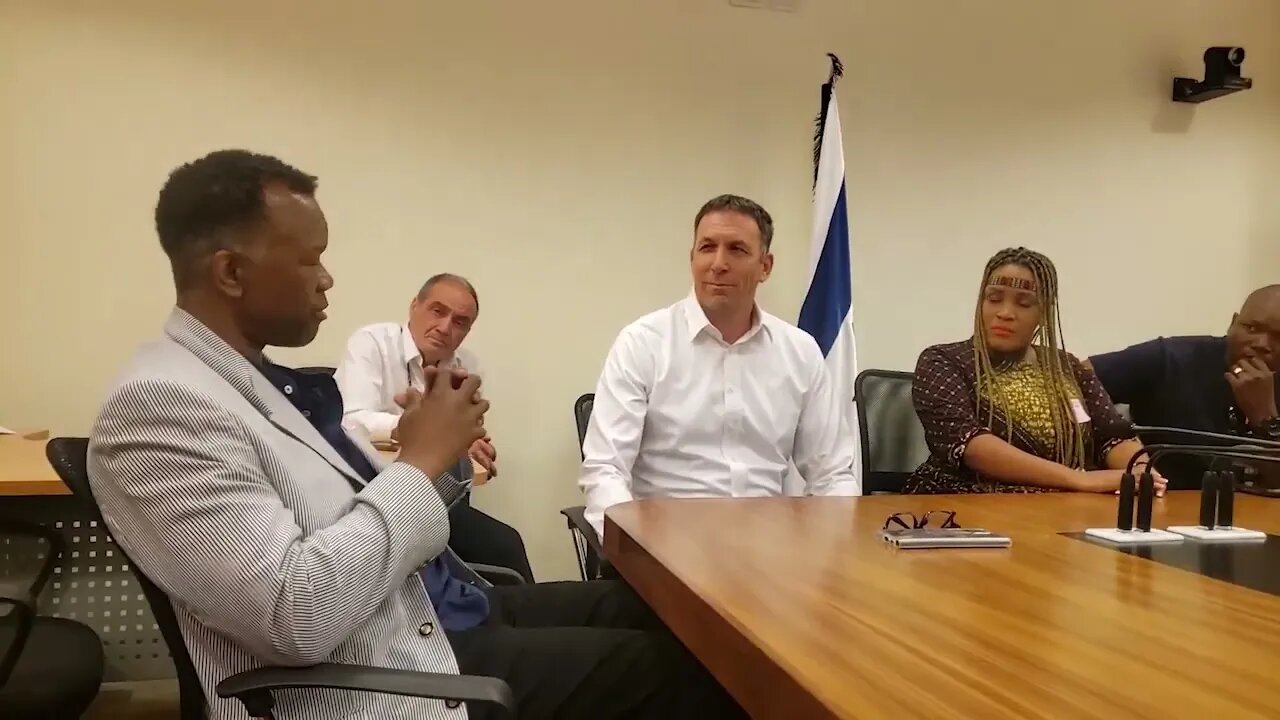 EBLM speaks with Matan Kahana at Knesset