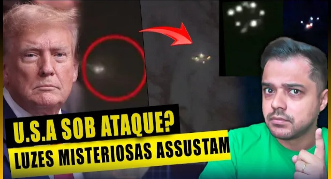 Americanos ASSUSTADOS. Luzes MISTERIOSAS no CÉU. Pentágono teve que falar