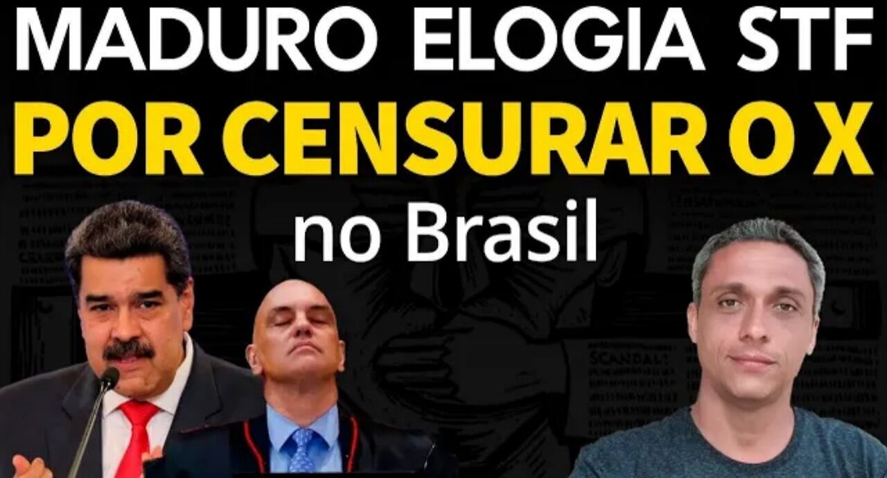 Pure democracy Imagine Maduro praising the STF for censoring X. It would be very humiliating, right?