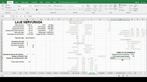 Tempo de retirada do escoramento Engenheiro Estrutural