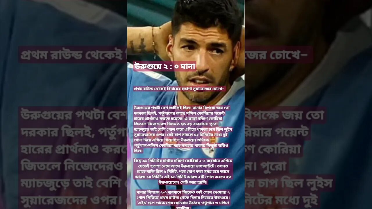 জিতেও গোল দেওয়ায় পিছিয়ে থাকায় বিদায় সুয়ারেজদের