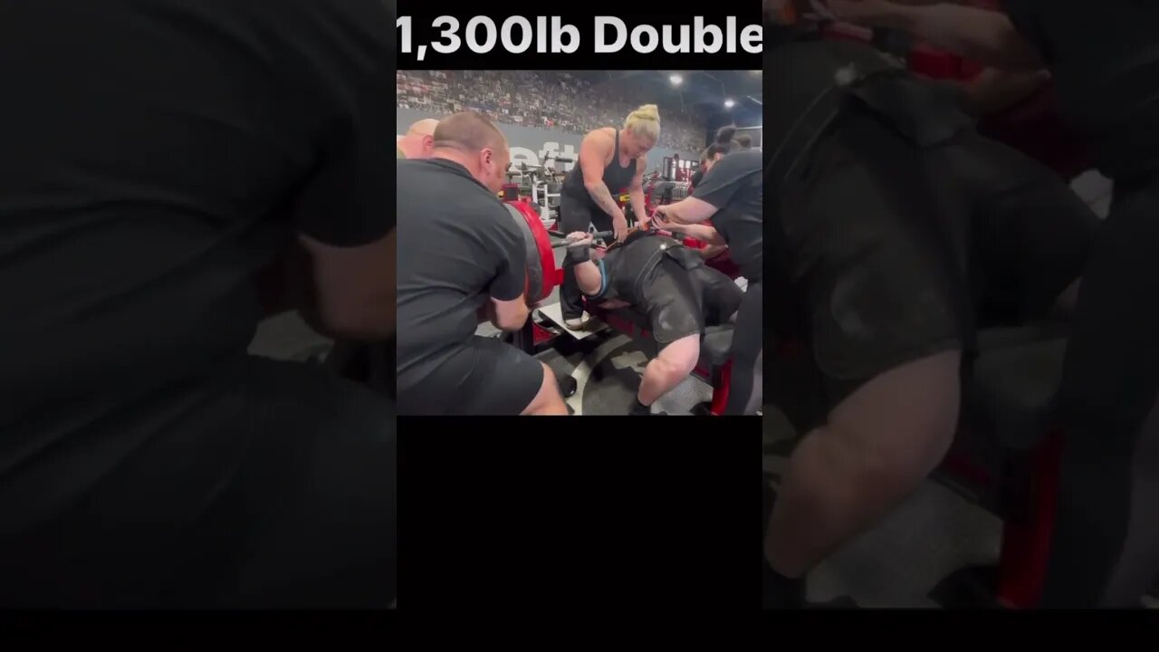 1,300 POUND BENCHPRESS X2 | ⁉️HOW IS THIS EVEN POSSIBLE⁉️