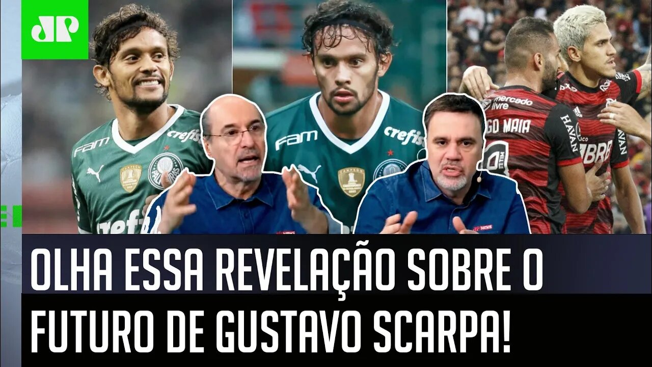 "Scarpa no Flamengo? Eu TENHO A INFORMAÇÃO que ele..." OLHA essa REVELAÇÃO sobre o Palmeiras!