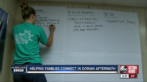 Helping families connect after Hurricane Dorian