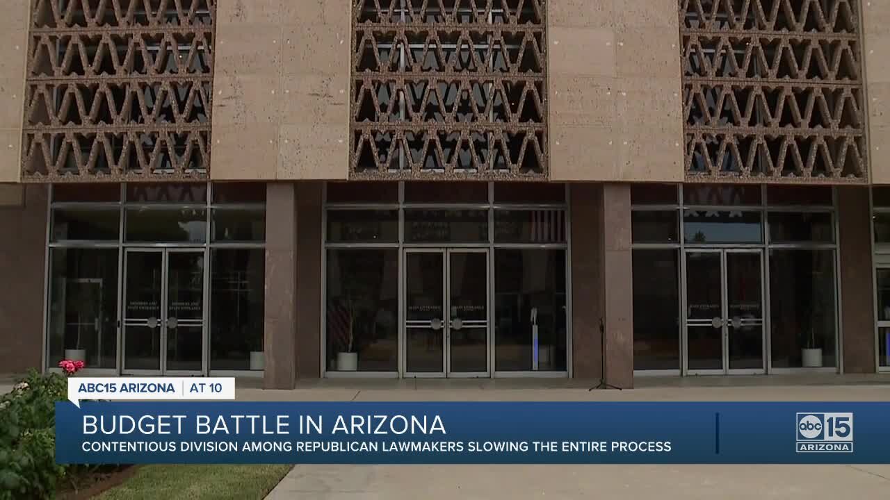 Arizona budget battle continues