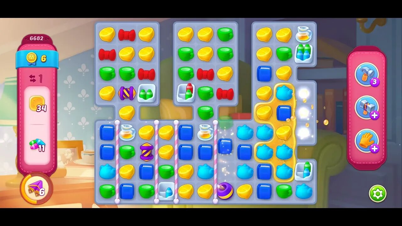 Playrix Homescapes Gameplay Walkthrough Level 6682