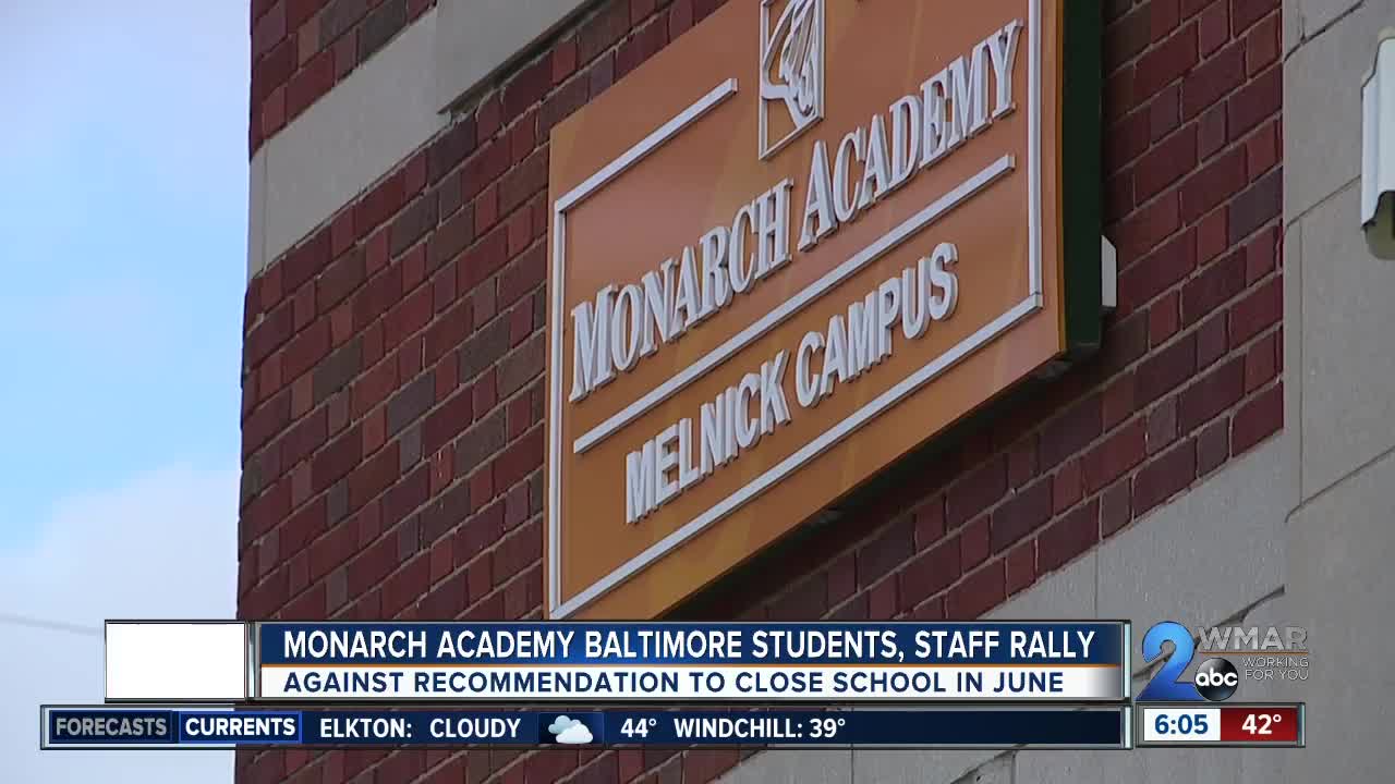 Monarch Academy Baltimore students, staff fight against recommended closure