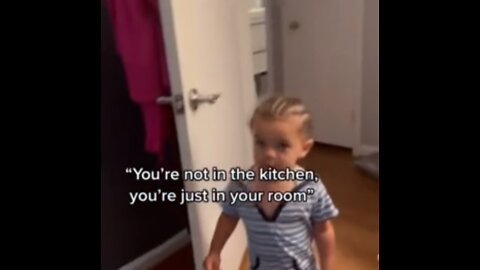 Toddler instructs mom to make him pizza